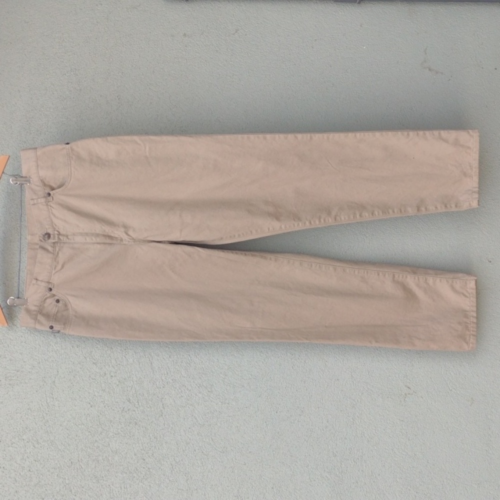 Lauren Jeans Ralph Lauren Classic Tan Khaki High-rise Chinos Women's 12